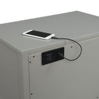 Bruno-Night-Stand-w/Power-Port-in-grey