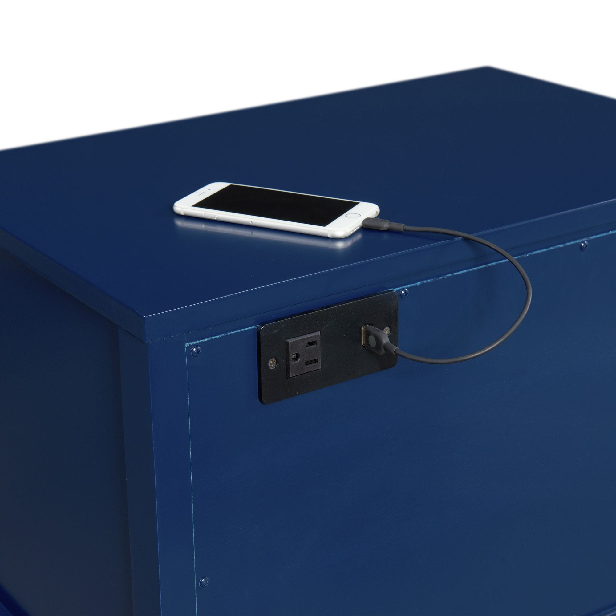 Bruno-Night-Stand-w/Power-Port-in-Navy