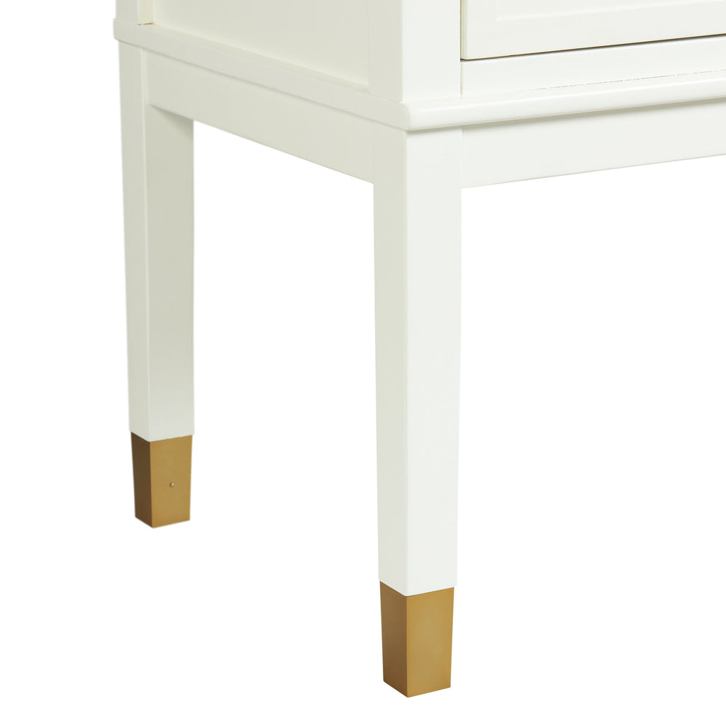 Bruno-Night-Stand-w/Power-Port-in-white