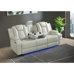 Carlo-Power-Motion-Sofa-with-Power-Headrest,-Dropdown-Table,-Power-strip,-led-and-reading-light-in-Pebble-Oyster