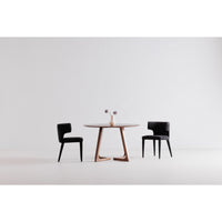 Godenza Round Dining Table Walnut