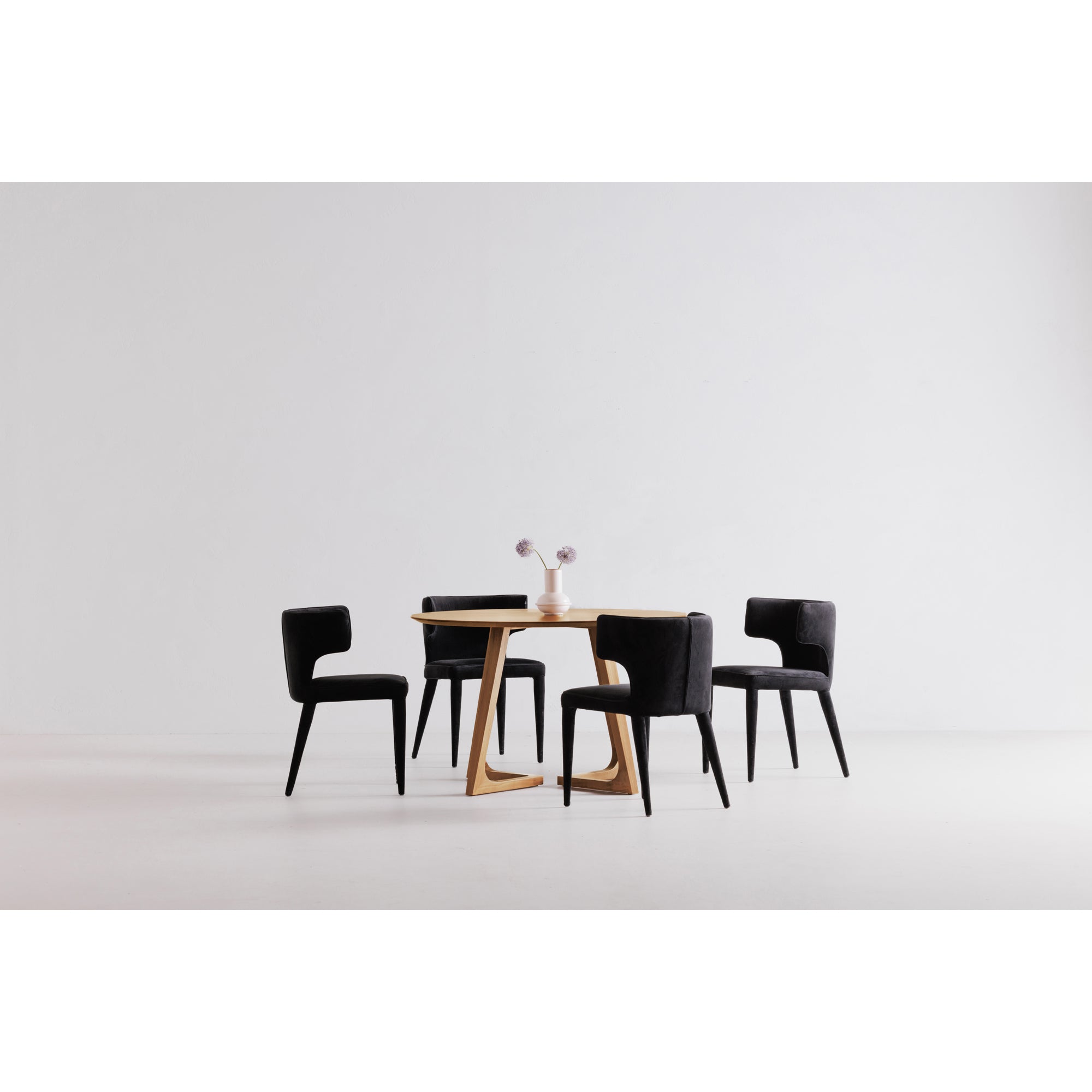 Godenza Round Dining Table Natural Oak