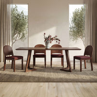 Godenza Rectangular Dining Table Walnut