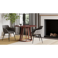 Aldo Round Dining Table Walnut