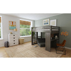 Cali-Kids-Complete-Basic-Loft-Twin-Desk-Bed-in-Grey
