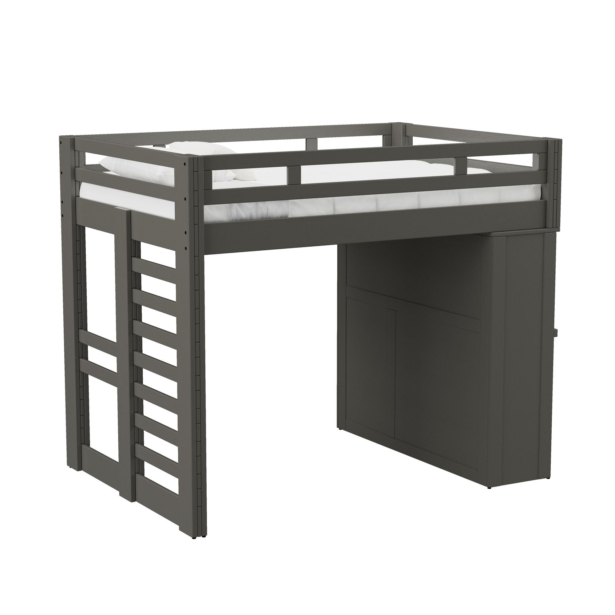 Cali-Kids-Complete-Basic-Loft-Twin-Desk-Bed-in-Grey