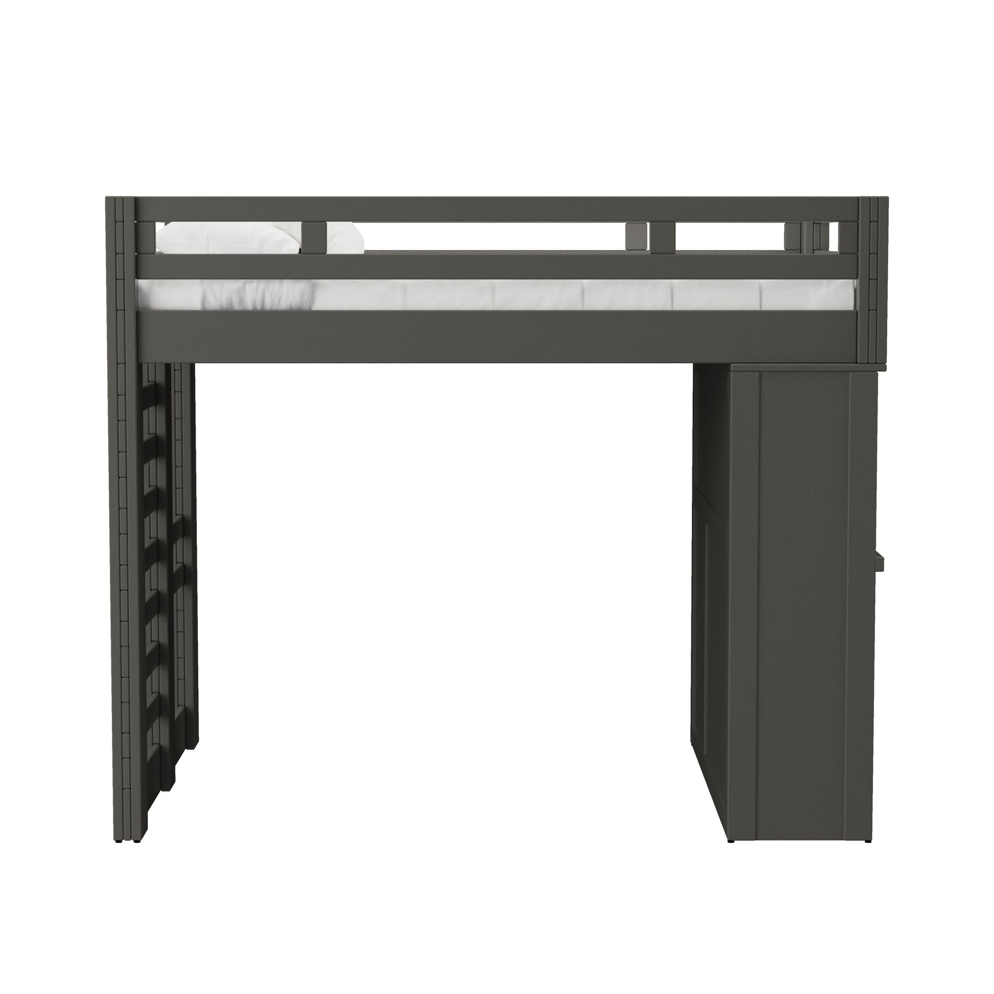 Cali-Kids-Complete-Basic-Loft-Twin-Desk-Bed-in-Grey