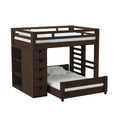 Cali-Kids-Complete-Basic-Loft-Twin-Over-Full-Bookcase-Bed-in-Brown