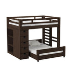 Cali-Kids-Complete-Basic-Loft-Twin-Over-Full-Bookcase-Bed-in-Brown