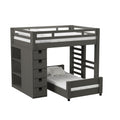 Cali-Kids-Complete-Basic-Loft-Twin-Over-Twin-Bookcase-Bed-in-Grey