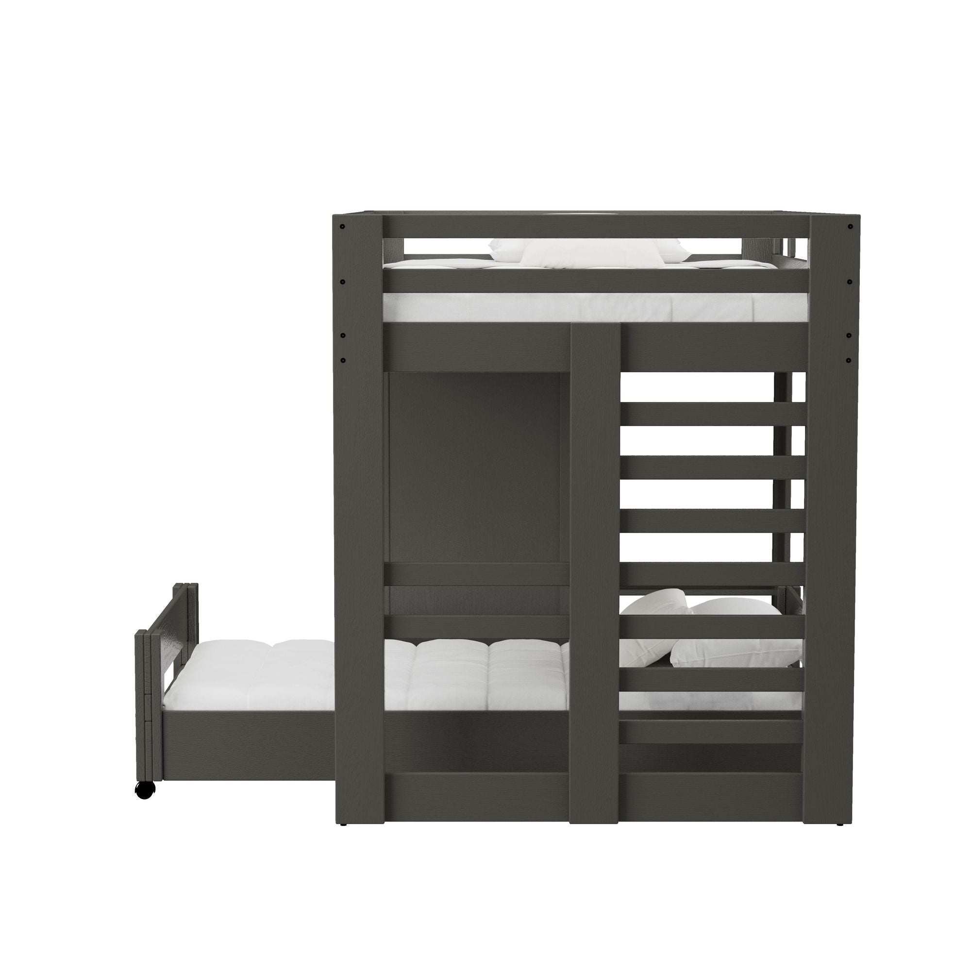 Cali-Kids-Complete-Basic-Loft-Twin-Over-Twin-Bookcase-Bed-in-Grey