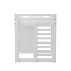 Cali-Kids-Complete-Basic-Loft-Twin-Bookcase-Bed-in-White