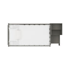 Cali-Kids-Complete-Twin-Junior-Loft-Bed-with-Staircase-in-Grey