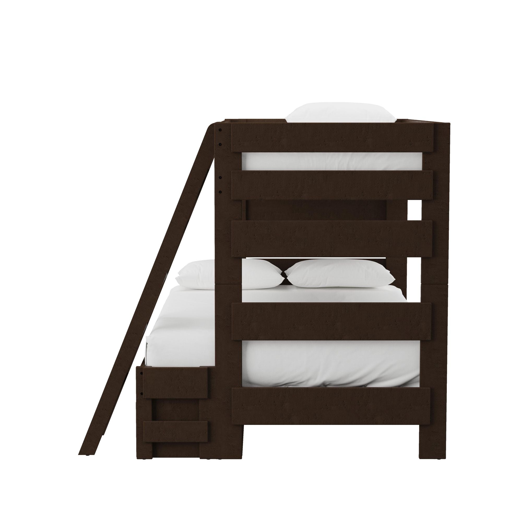 Cali-Kids-Complete-Twin-Over-Full-Bunk-With-Ladder-and-Trundle-in-Brown
