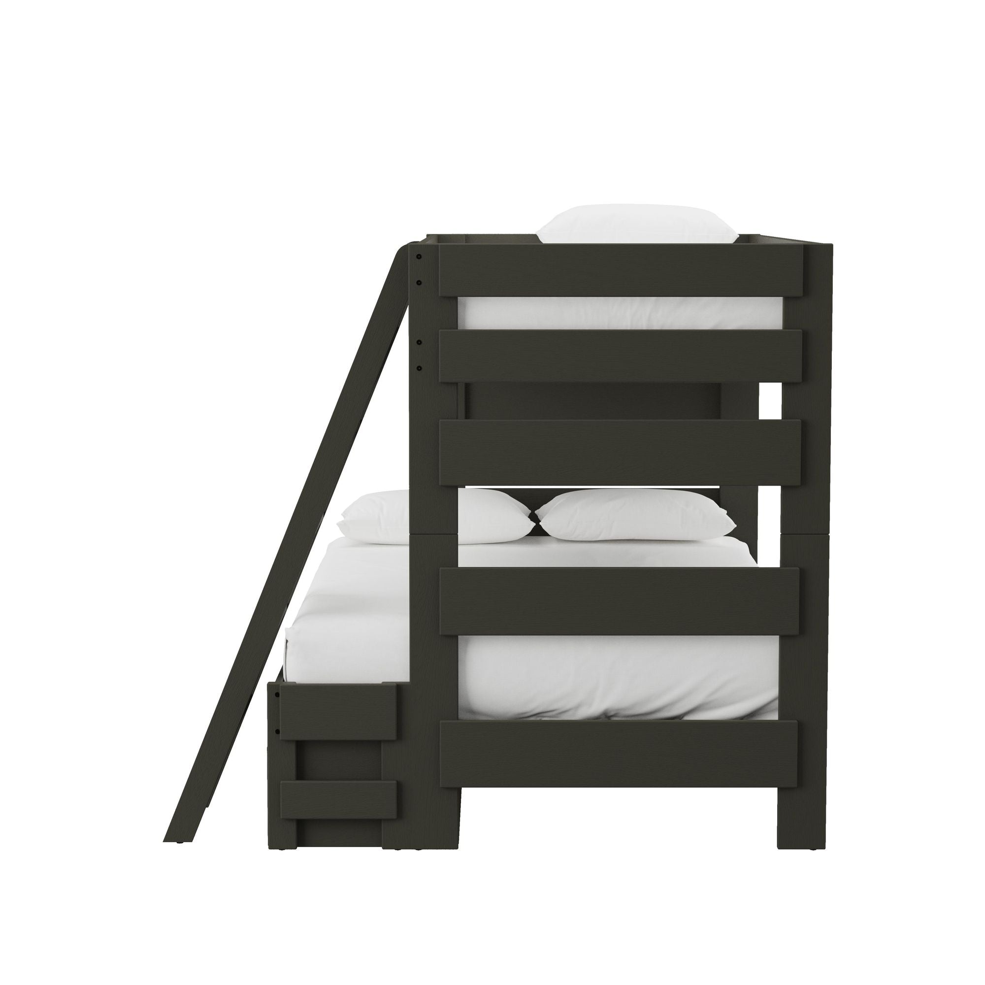 Cali-Kids-Complete-Twin-Over-Full-Bunk-With-Ladder-and-Trundle-in-Grey