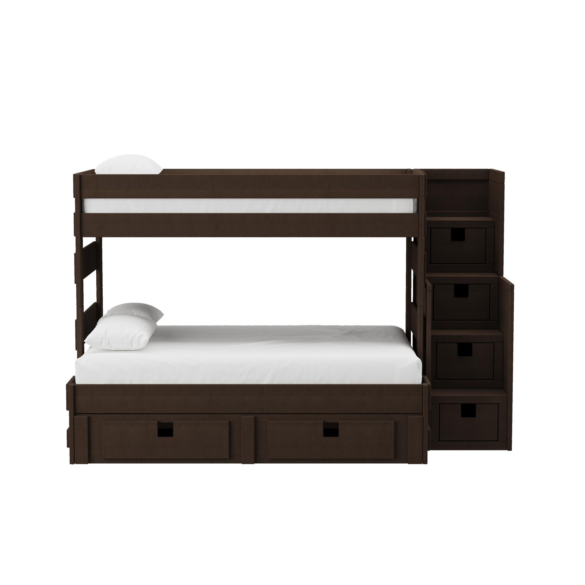 Cali-Kids-Complete-Twin-Over-Full-Bunk-With-Staircase-and-Trundle-in-Brown