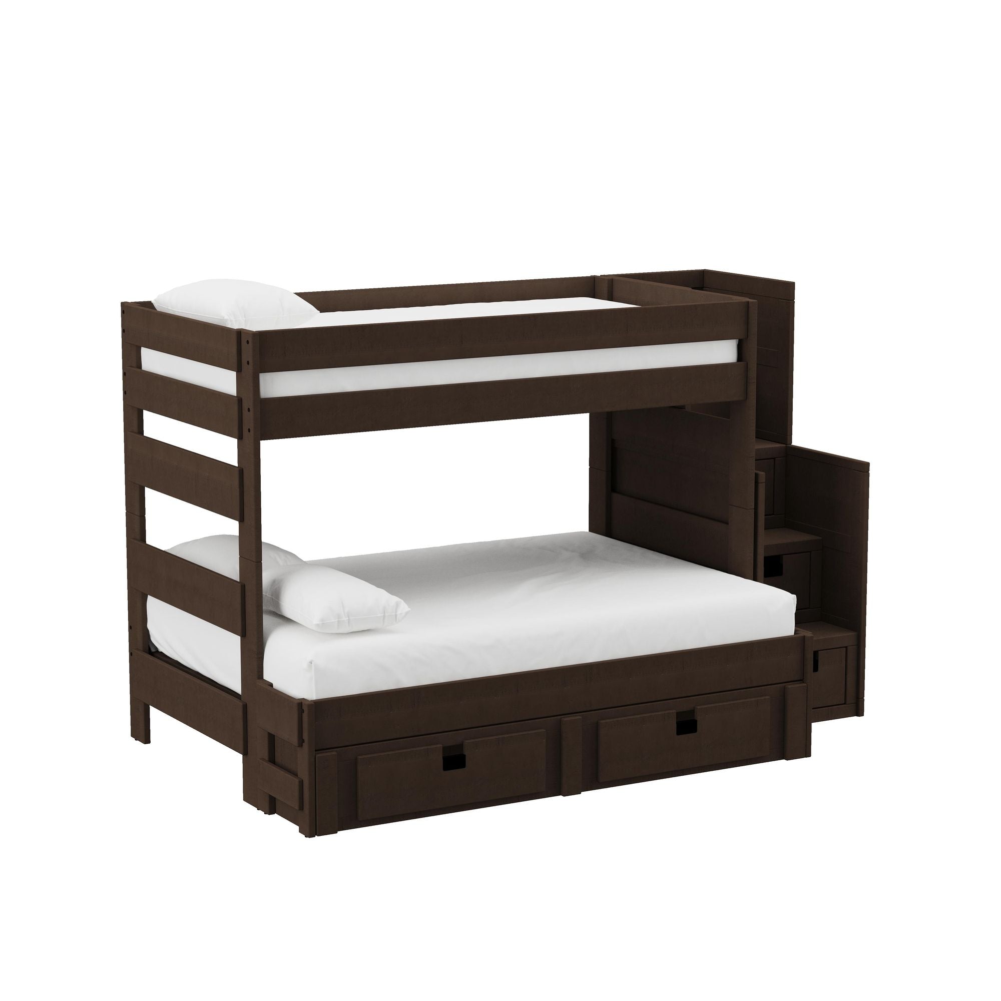 Cali-Kids-Complete-Twin-Over-Full-Bunk-With-Staircase-and-Trundle-in-Brown