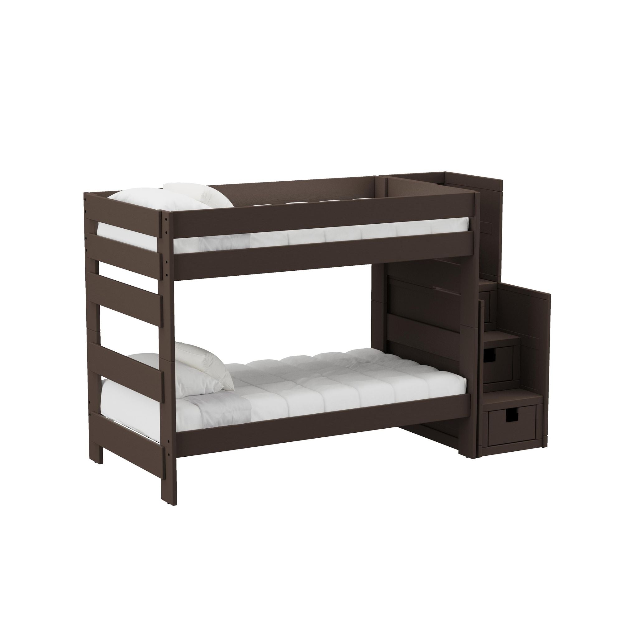 Cali-Kids-Complete-Twin-Over-Twin-Bunk-With-Staircase-in-Brown