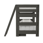 Cali-Kids-Complete-Twin-Over-Twin-Bunk-With-Ladder-and-Trundle-in-Grey