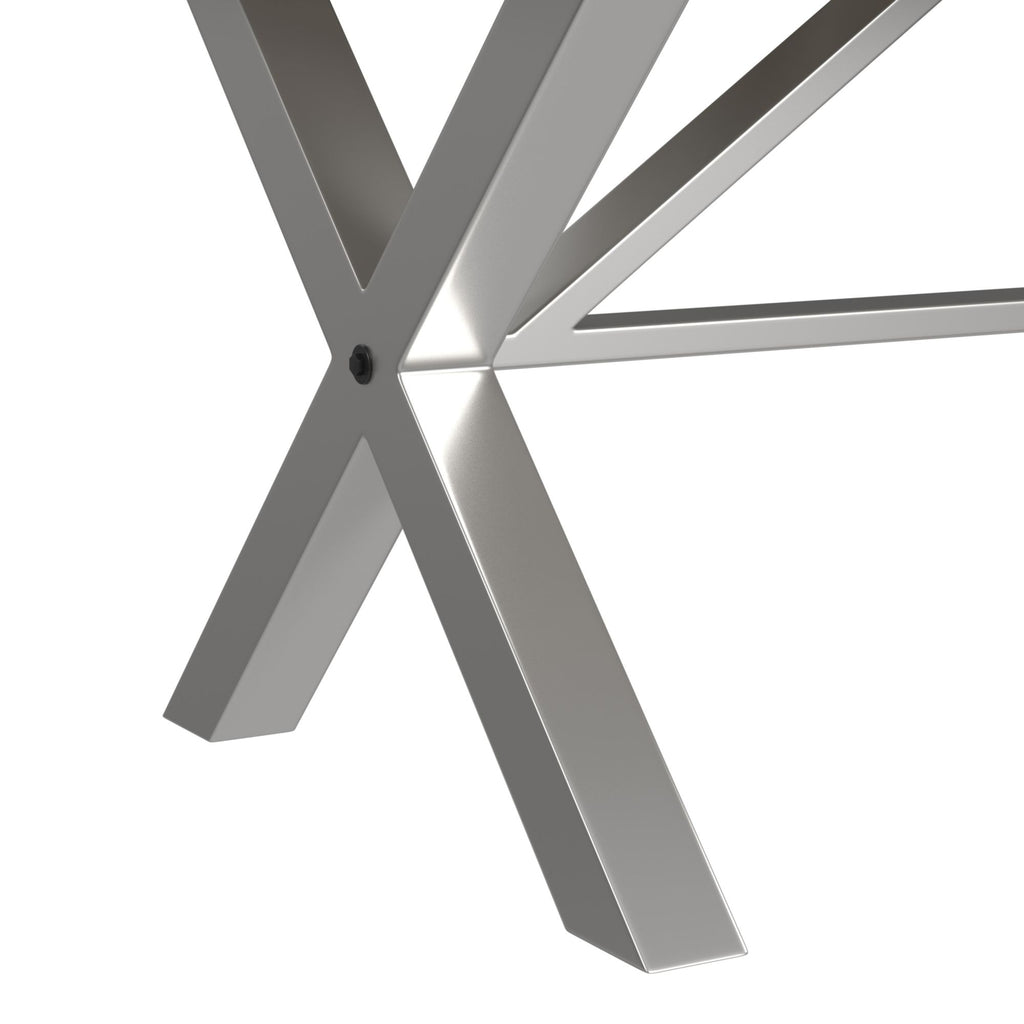 (D680-31)-Callista--Rectangular-Table--Beach/Natural-Metal