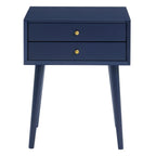 Canterbury-Side-Table-W/Power-port-USB-in-Blue