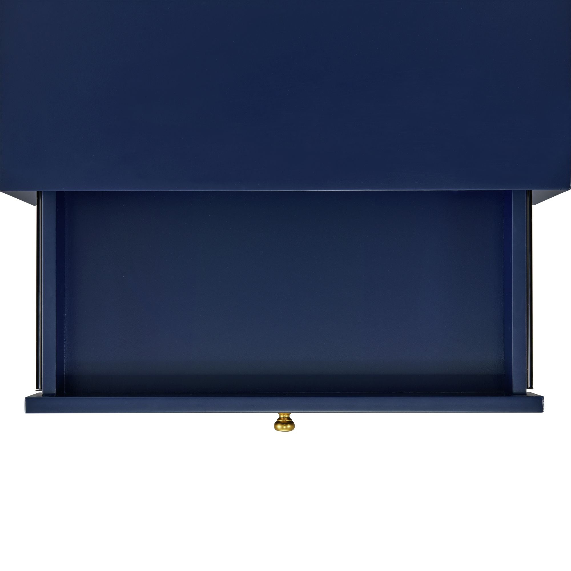 Canterbury-Side-Table-W/Power-port-USB-in-Blue