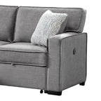 Caracas-Sectional-Sleeper-Chofa-with-Pull-Bed,-Drop-Table-&-USB-in-Palmer-Grey