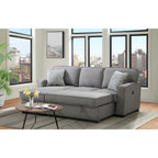 Caracas-Sectional-Sleeper-Chofa-with-Pull-Bed,-Drop-Table-&-USB-in-Palmer-Grey