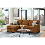 Caracas-Sectional-Sleeper-Sofa-with-Drop-Table-&-USB-in-Palmer-Russet