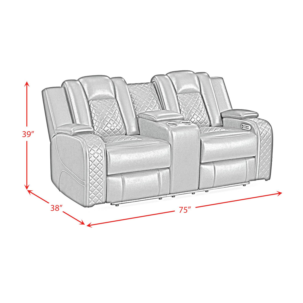 Carlo-Power-Motion-Loveseat-with-Power-Headrest,-Console-and-LED-in-Pebble-Oyster