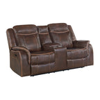 Carrera-Motion-Glider-Loveseat-with-Console-in-Brown