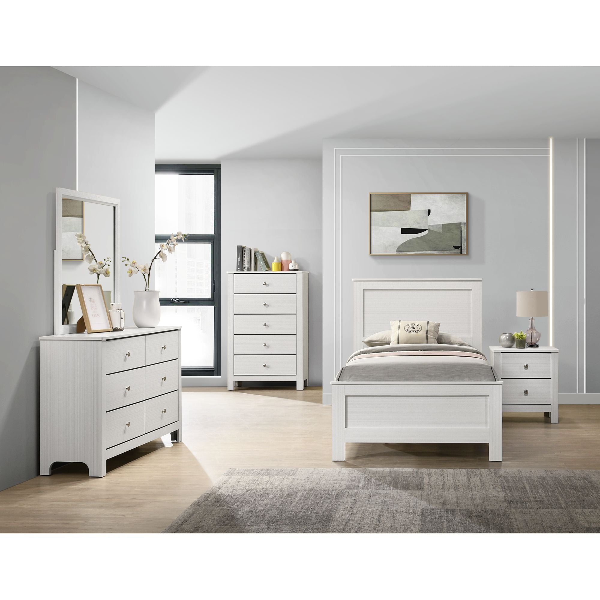 Catalina-Twin-Panel-Bed-White