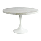 Celeste-Round-5PC-Dining-Set-Table-and-Four-Blue-Fabric-Chairs