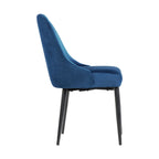 Celeste-Dining-Side-Chair-w/Blue-Fabric-(2-Per-Carton)