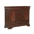 (B4800-11)-Chateau--Bureau,-7-Drawers--Vintage-Cherry
