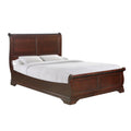 (B4800-58F)-Chateau--Queen-Low-Profile-Bed--Vintage-Cherry