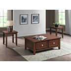 Chatham-3PC-Occasional-Table-Set-in-Cherry-Coffee-Table-&-Two-End-Tables