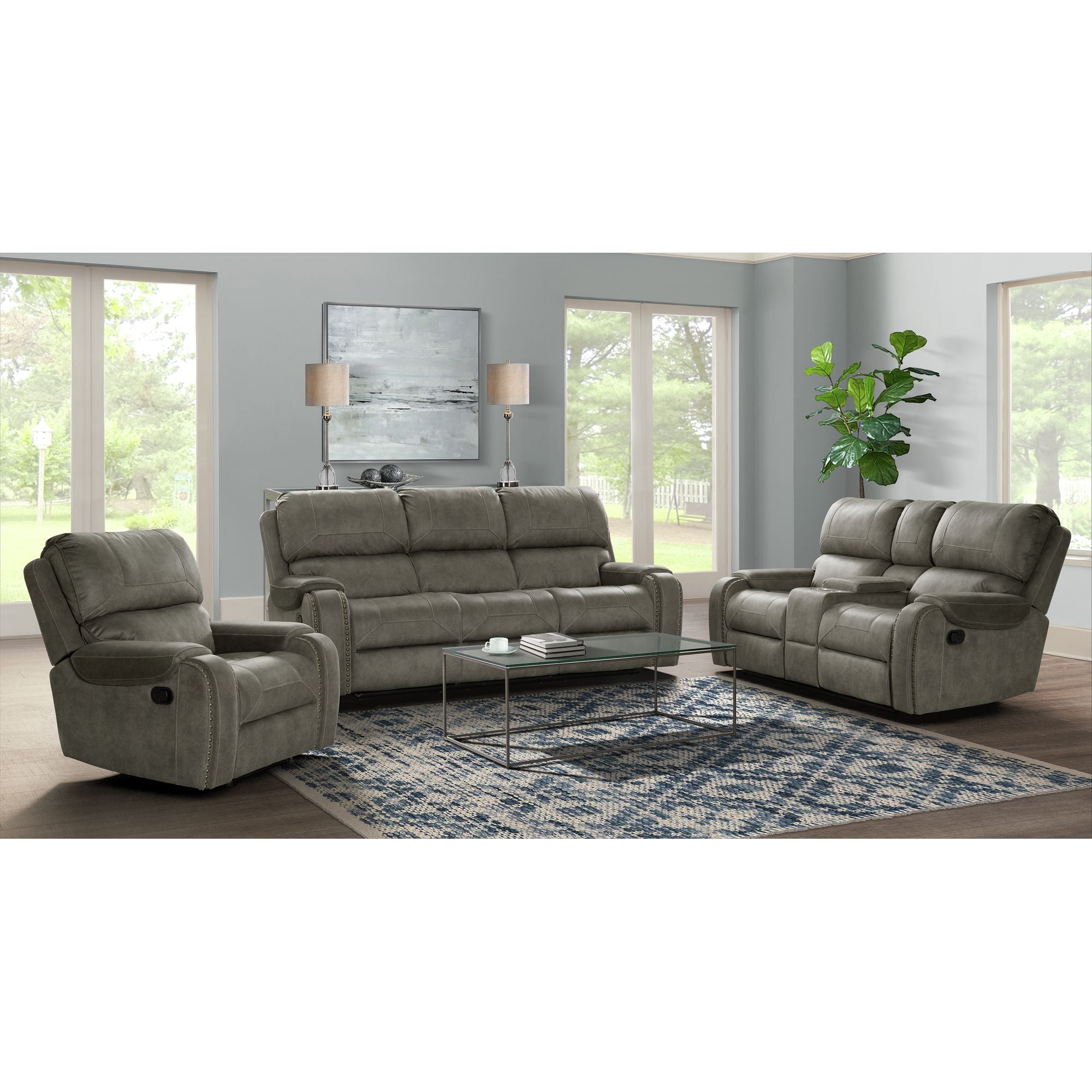 Clayton-Motion-Loveseat-W/-Console-in-Clayton-Grey