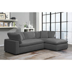 Cloud 9 RHF Chaise in Garrison Charcoal