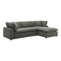 Cloud 9 RHF Chaise in Garrison Charcoal