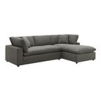 Cloud 9 RHF Chaise in Garrison Charcoal