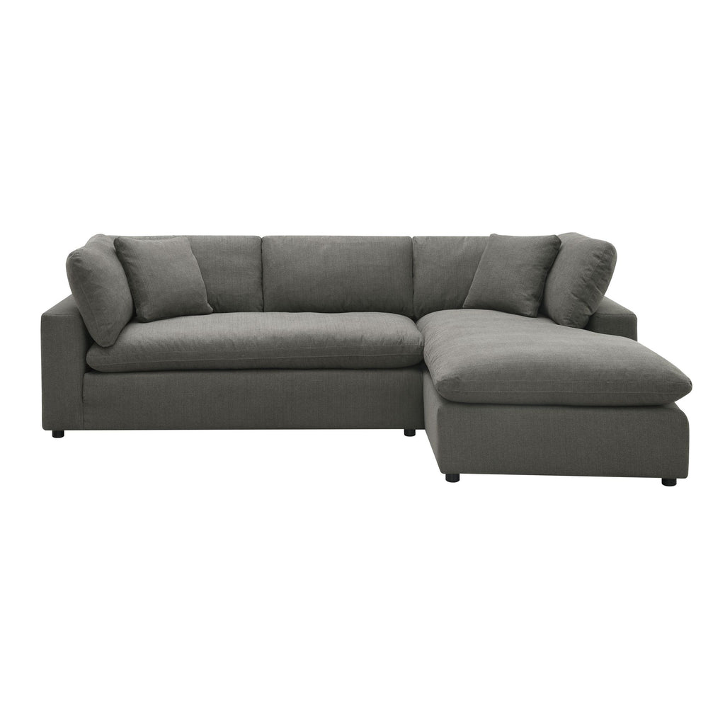 Cloud 9 RHF Chaise in Garrison Charcoal