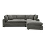 Cloud 9 RHF Chaise in Garrison Charcoal