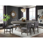 Collins-Dining-Side-Chair-W/-Stretcher-W/-Brown-PU-in-Grey-(2-Per-Pack)
