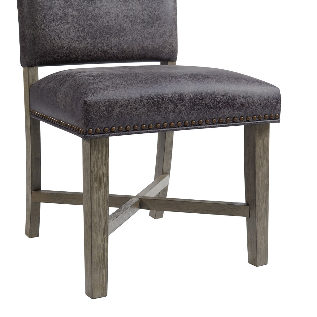 Collins-W/-2-12""-Leaves-7PC-Dining-Set-in-Grey---Table,-Four-Chairs-&-Two-Arm-Chairs