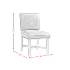 Collins-W/-2-12""-Leaves-5PC-Dining-Set-in-Grey---Table-&-Four-Chairs