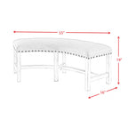 Condesa-White-Round-Bench