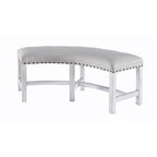 Condesa-White-Round-Bench