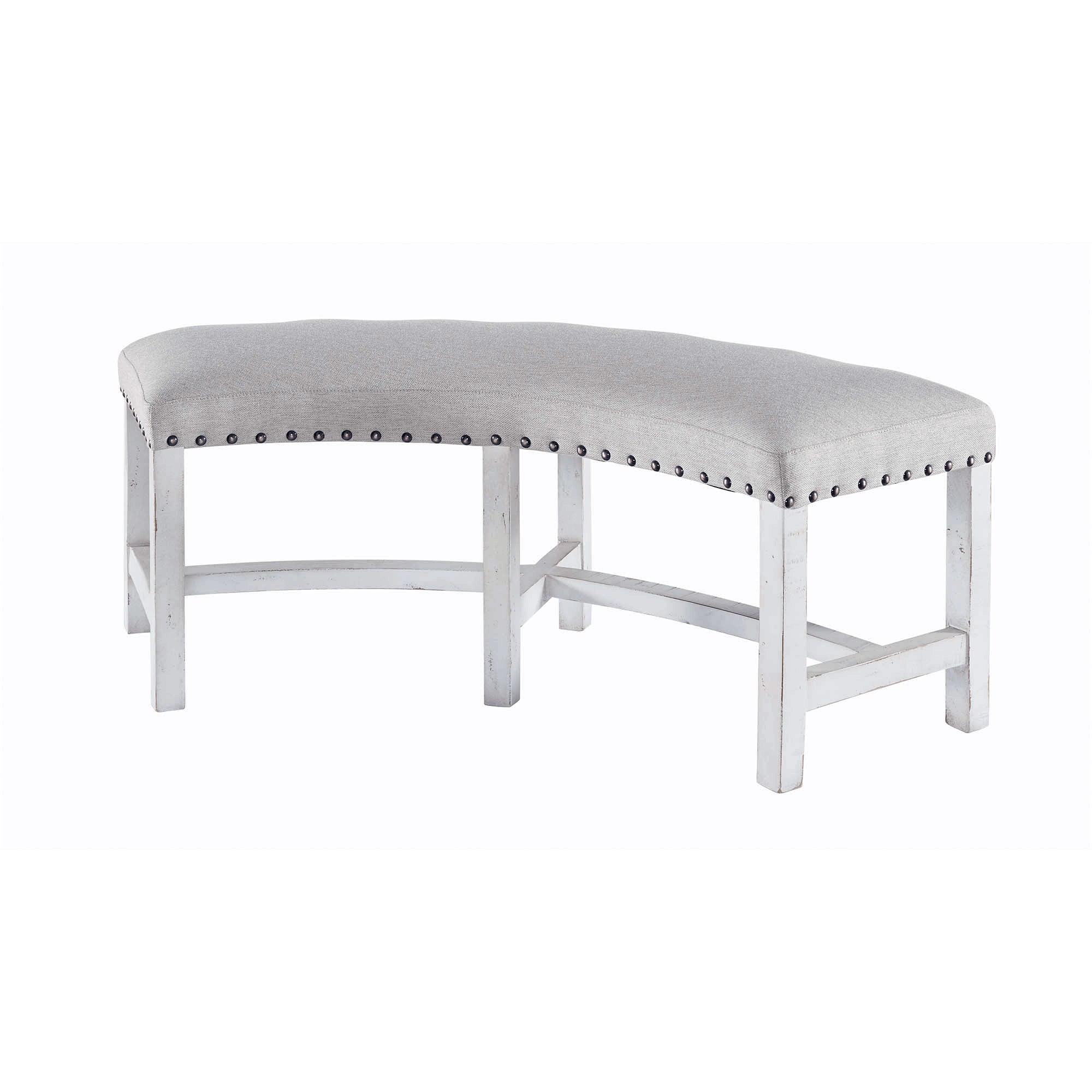 Condesa-White-Round-Bench