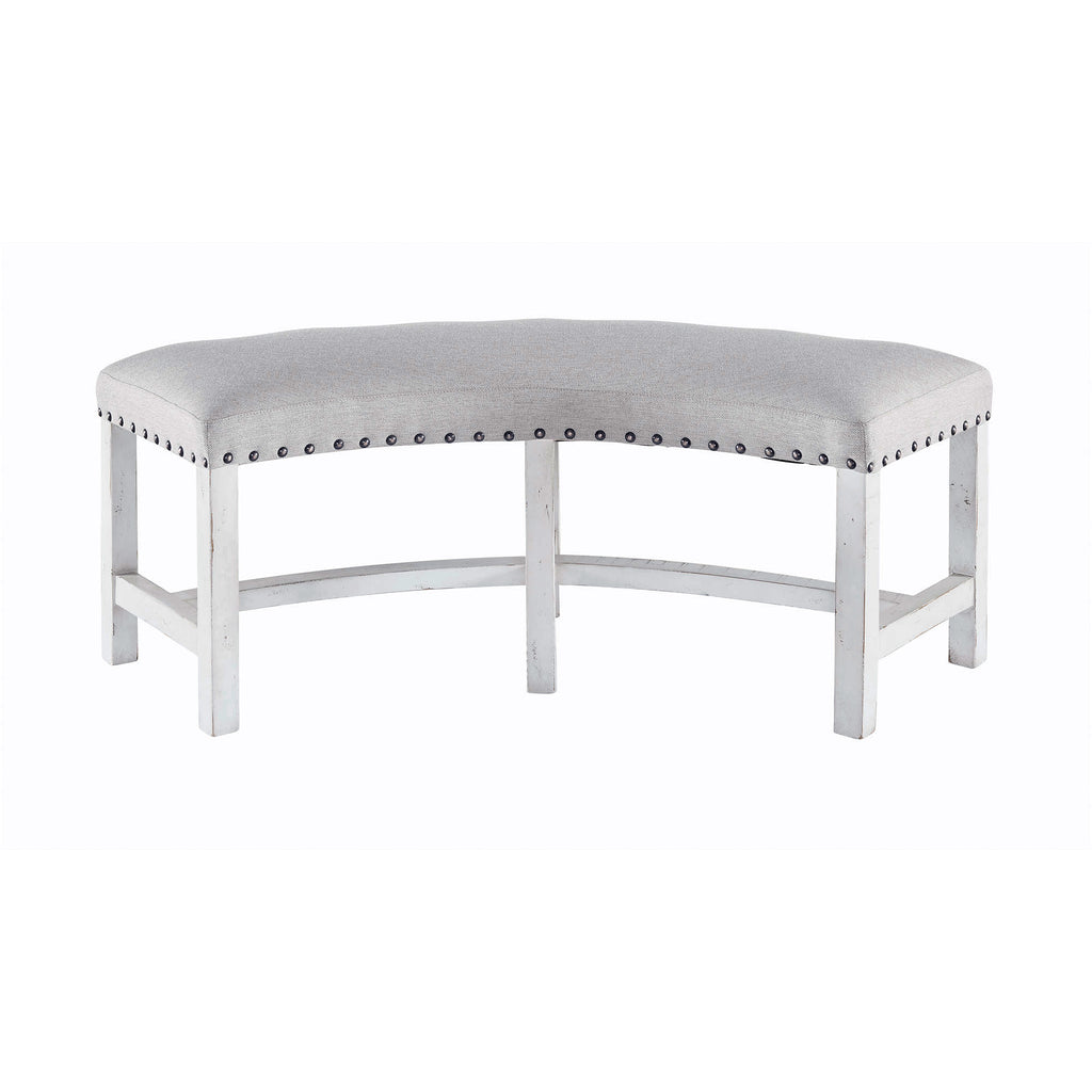 Condesa-White-Round-Bench